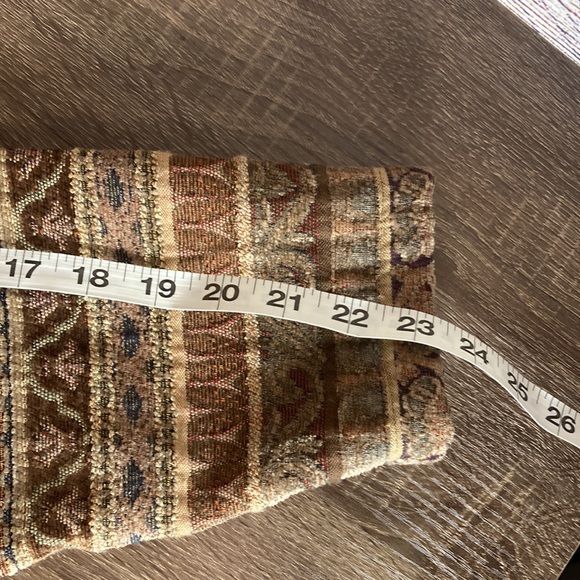 Vintage Gotcha Covered Women’s XL Tapestry Blazer Jacket Neutral Brown 90s - Picture 7 of 9